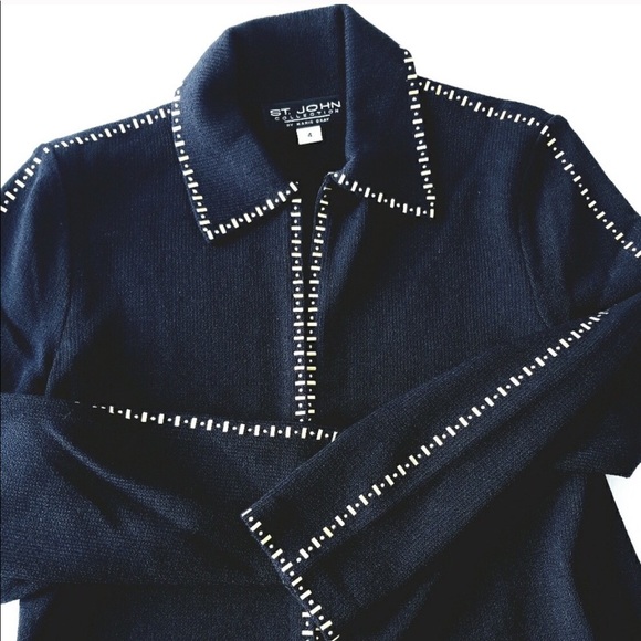 💋Gifted ST. JOHN SPORT KNIT BLAZER by Marie Gray - Picture 5 of 6